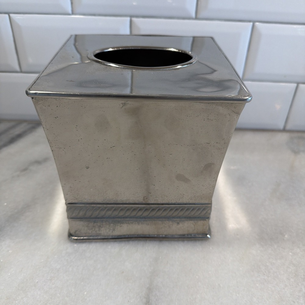 Heritage Madison Nickel Tissue Box Holder GW994